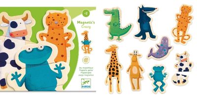 Jeu magnétique avec des animaux pour les enfants